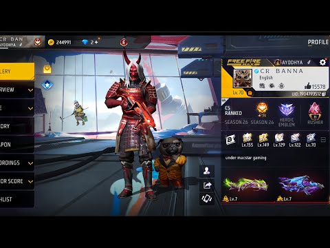 Zombie Samurai Account Available Today 😱 4 Evo Gun Max Account Available Today 🤯