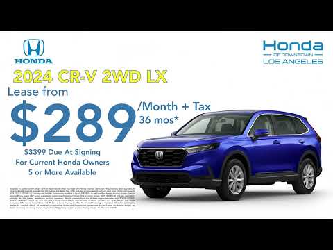 2024 Honda CR-V Lease | Honda Dealer in Los Angeles | Honda DTLA