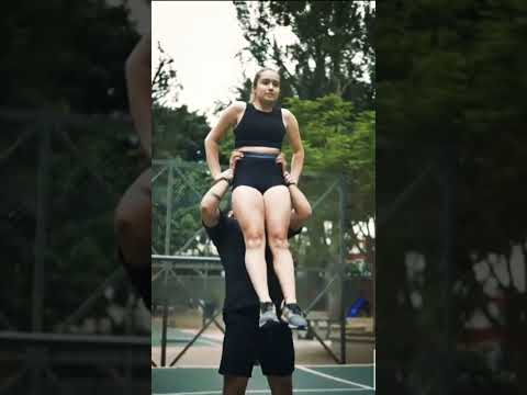 awesome strength and  balancing lifting a girl #shorts #manizfitness #lifting #strength