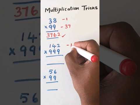 Math Tricks l l Multiplication Tricks for number 9 #mathshack #mathstricks #multiplicationtricks