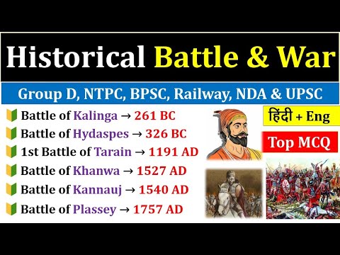 Historical Battles & Wars | महत्वपूर्ण युद्ध | Battles & Wars In Indian History | INDOLOGUS