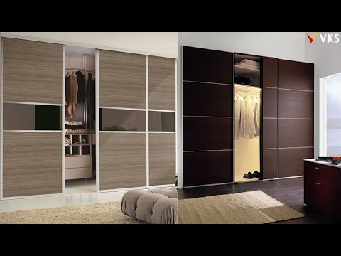 Modern Sliding Wardrobe Design For Small Bedroom | Cupboard House Design | Wooden Almirah Closet