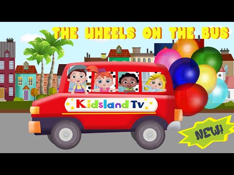 Wheels On The Bus: A Fun And Exciting Kids Song By Kidsland tv.