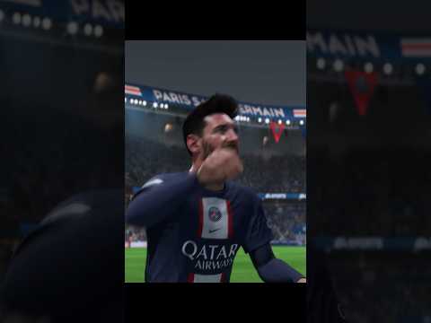 Insane Messi Punches After Epic Team Goal in FIFA 23 #shorts