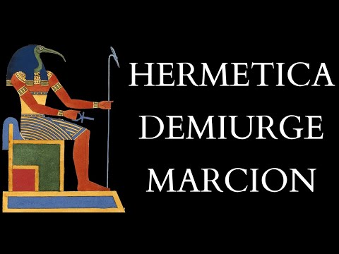 The Demiurge, Marcion and the Corpus Hermeticum - Conversation w @m.davidlitwa