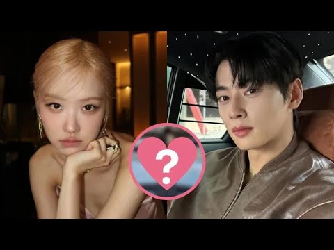 The Shocking Truth Behind Eunwoo and Rosé's Dating Rumors! 🕵️‍♀️