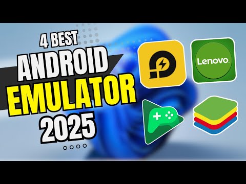 4 Best Android EMULATORS for PC✔ in 2025