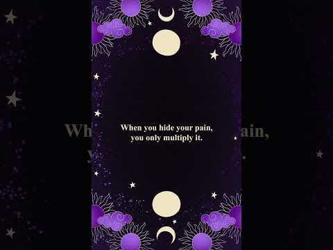 Remember, shedding light on your pain is the first step to healing. You're not alone #astrology