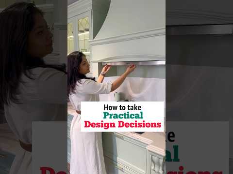 How to take practical design decisions while making a new home! #designdecisions #homeinterior