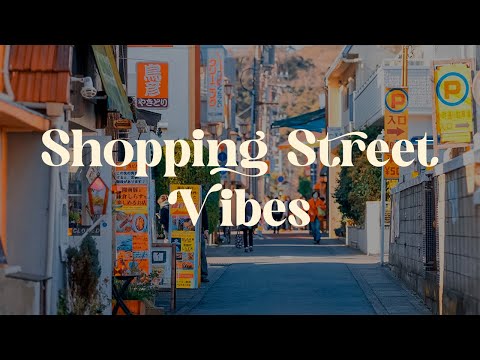 Shopping Street Vibes 🏙️ Japanese Lofi Mix for Relaxation and Focus