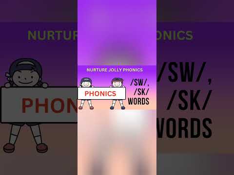 /sw/words, /sk/ words #phonics #learning #learning #education #readingskills #basic