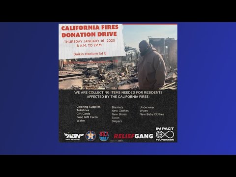 Trae tha Truth hosting supply drive for people impacted by California wildfires