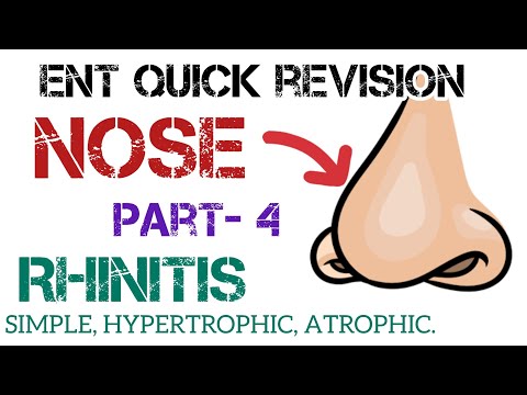 Rhinitis 101: Understanding Chronic Simple, Hypertrophic, and Atrophic Types | Dr. Deen