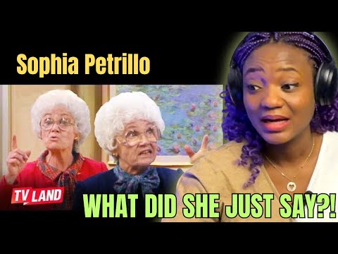 OMG! SHE’S SO MEAN!!! 😭😂Sophia Petrillo: The OG Comeback Queen 👑 Golden Girls REACTION