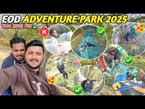 E.O.D Adventure Park Mayur Vihar| Best Amusement Park in Delhi| Adventure Park Delhi |All Rounders