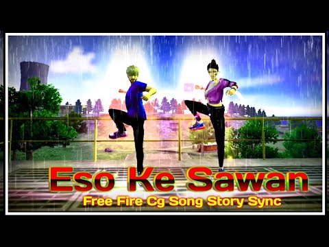 Free Fire Cg Song Best Story Sync // एसो के सावन // #freefirecgbestsync #Shorts