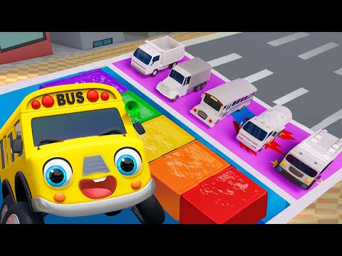 🔴LIVE | Learn Colors with Little Cars | Cars Rescue Song | Nursery Rhymes & Kids Songs | Baby Cars