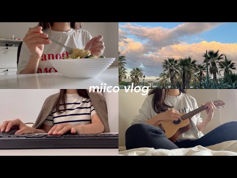 vlog | my daliy life in Spain🌳updates•ukulele•working👩🏻‍💼🏹Ralph Lauren💸