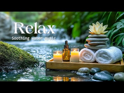 Relaxing Music with Water Sounds for Relieve depression🌿 Soft Sound of Water, Healing Music