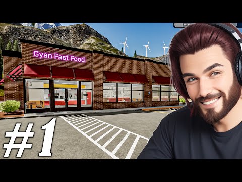 Finnally I Opened My Fast Food Restaurant | FAST FOOD SIMULATOR GAMEPLAY #1