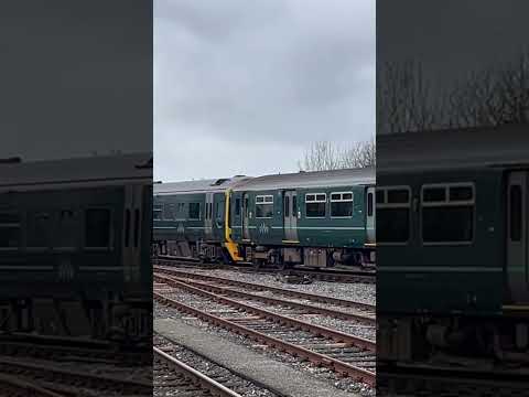 158950 & 150263 departing Plymouth heading to Penzance