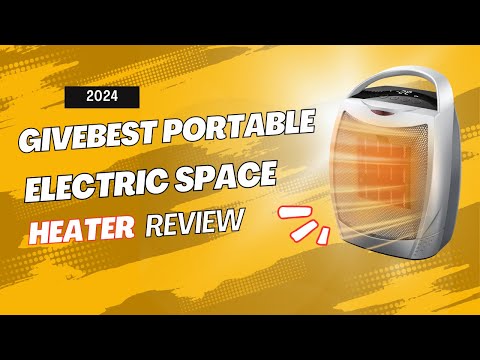 GiveBest Portable Space Heater Review | Best Quiet 1500W Heater for Small Rooms 2024