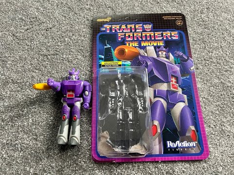 ReAction Galvatron Figure Review Super 7 - Transformers The Movie