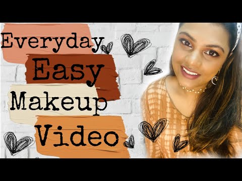 Everyday makeup routine/ office makeup look India/ easy makeup tutorial / makeup tutorial in Tamil.