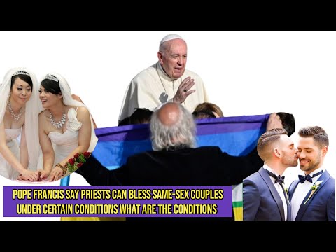 POPE FRANCIS SAYS PRIESTS CAN BLESS SAME-SEX COUPLES UNDER CERTAIN CONDITIONS. #SHARE #SAME-SEX