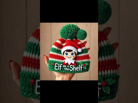 ELF ON THE SHELF - Crochet Christmas gift idea❤️#elfontheshelfideas #crochet #christmas