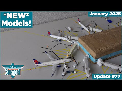 *NEW* Models! | Gemini Jets Albuquerque International Airport update - January 2025