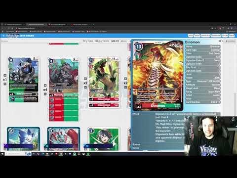 Digimon TCG - Tyrannomon Deck Profile - EX08 - Ryutaro Williams