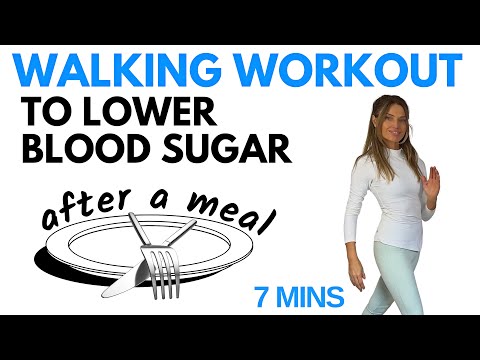 Walking Workout To Lower Blood Sugar - Just 7 Minutes - Walk at Home