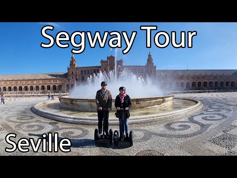 Segway tour through Seville, Spain 4K