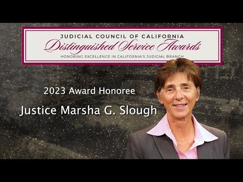 2023 Distinguished Service Award Honoree—Justice Marsha Slough