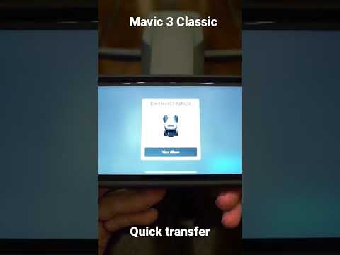 DJI Mavic 3 Classic quick transfer to Iphone. #dji #shorts #djimavic3classic