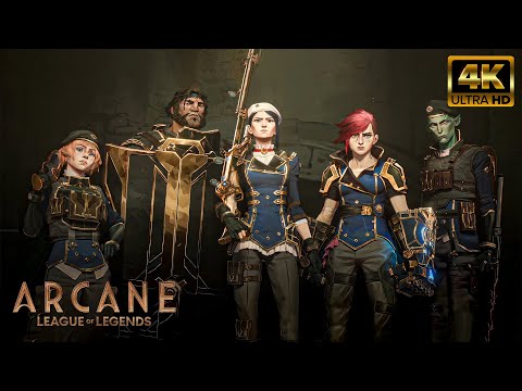 [4K AI] | Arcane Season 2 | Caitlyn's Strike Team Scene | UPSCALED