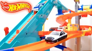 ホットウィール メガ・サービスステーション!トミカのミニカーを一緒に走らせてみた⭐️Hot Wheels Mega · Service Station