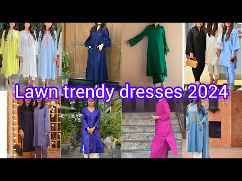 lawn dress designs 2024#summerdressdesign2024#plain dresses 2024