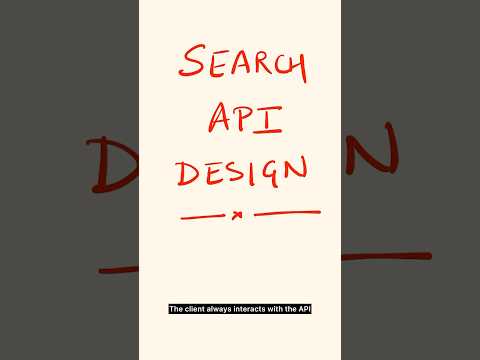 😎 Designing Search API Service