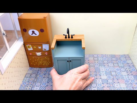 Miniature kitchen set installation ✨ASMR ✨Re-ment collection✨