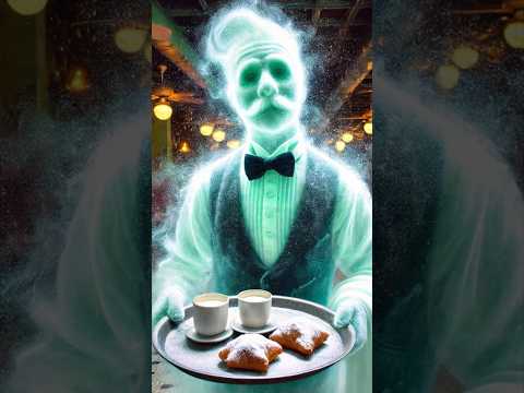 Cafe Du Monde’s Le Serveur Perdu #ghoststories  #hauntednew orleans #cafedumonde #ghost #scarytok