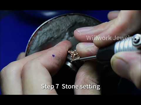 The Process of Making Solid Gold Jewelry #willworkjewelry #finejewelry #handmadejewelry