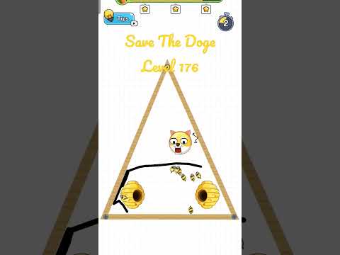 Save The Doge Level 176 3 STARS Gameplay. #shorts #savethedoge #gameshorts #mobilegame #gameplay