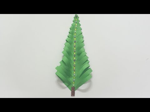 Christmas tree making with paper | Christmas tree #short #christmastree