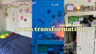 EXTREME room makeover 2023 ☾ ✩‧₊˚ *very aesthetic, pinterest, tiktok inspired*