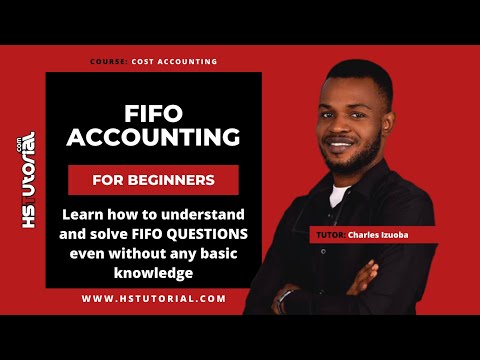 FIFO Accounting - Beginners Approach [FIFO]