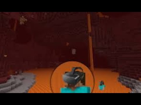 MINECRAFT HARDCORE but it's in vr...