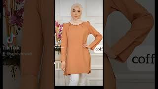 Fesyen blouse muslimah terkini #blouse #muslimah #jubah