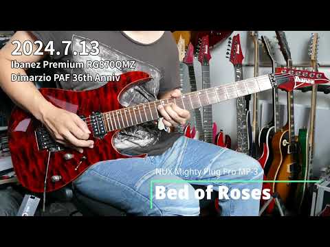 20240713 Bed of Roses - BON JOVI guitar solo cover